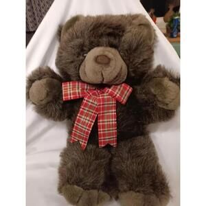18" Brown Plush Teddy Bear by Cuddle Wit Soft Grandbaby Collectible Classic
